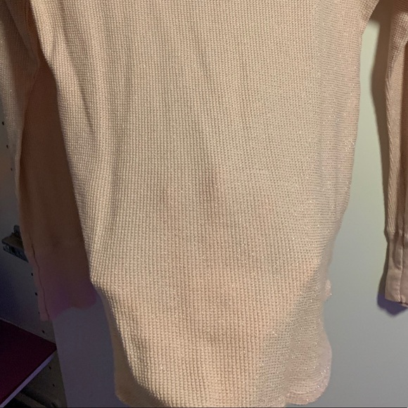 Pink Sweater with Gold Sparkles - Picture 3 of 4